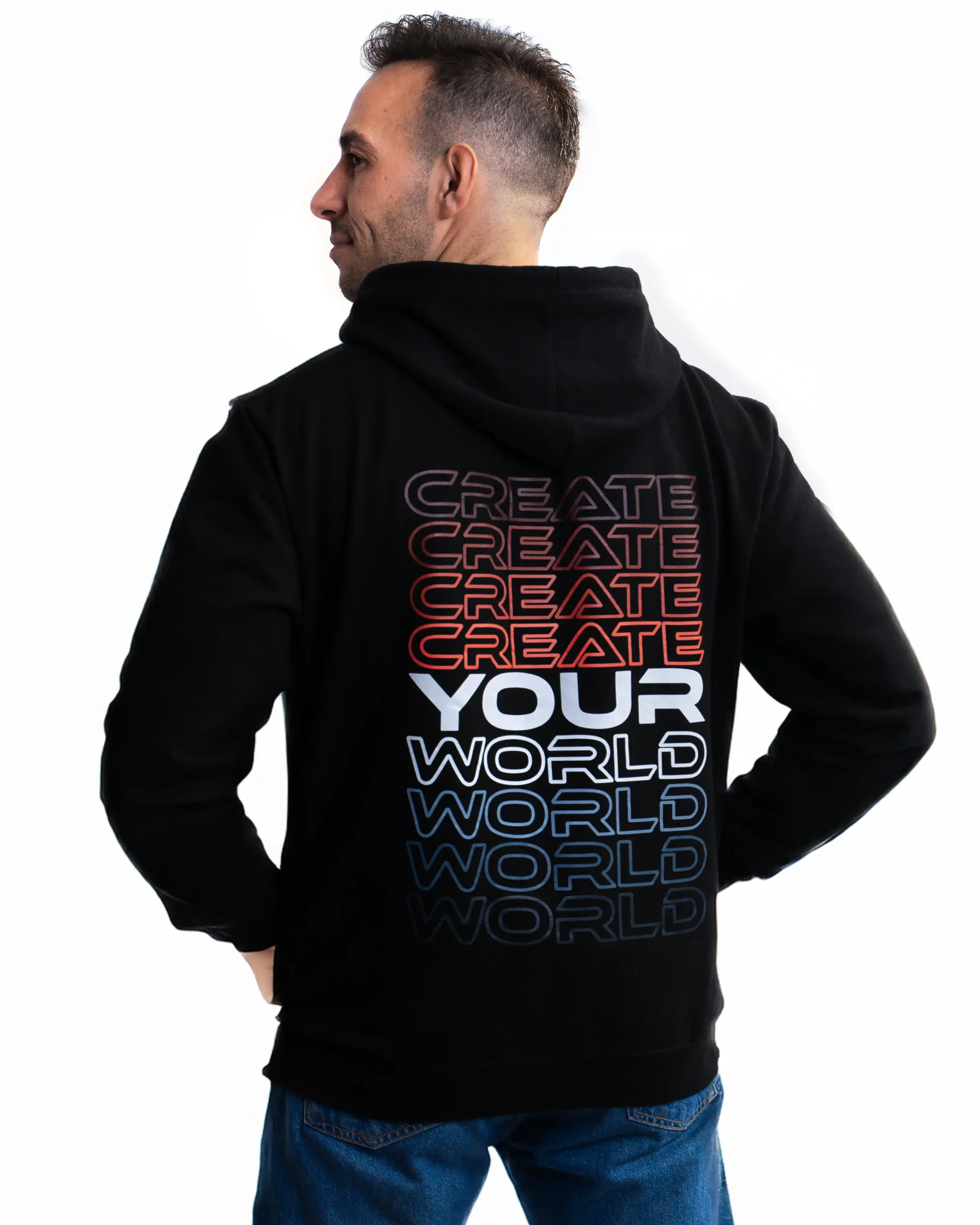 CS hoodie back web ΦΟΥΤΕΡ - CREATE YOUR WORLD - Image 2